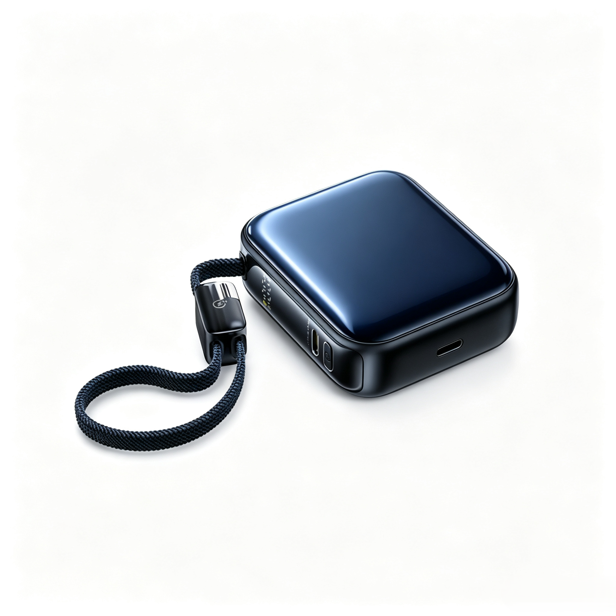 10000mAh Portable Power Bank Built‑In Cable 45W Fast Charging